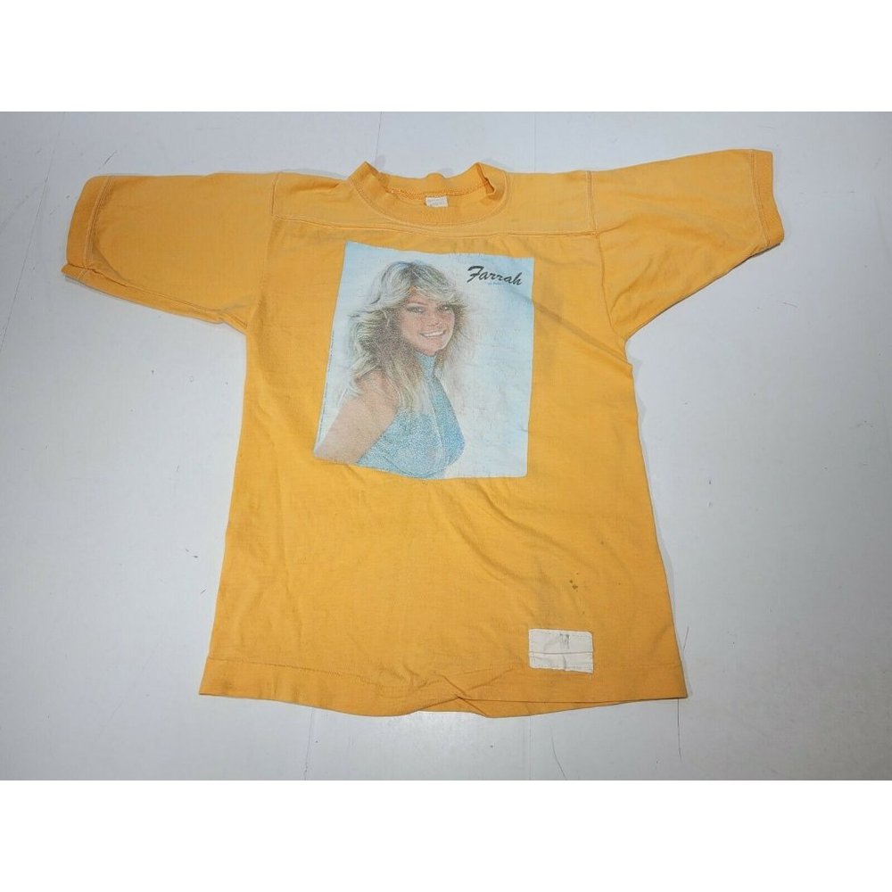 Vintage 1976 Farrah Fawcett "as Holly" Graphic Short Sleeve T-Shirt Child Med